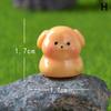 1Pc Mini Luminous Resin Swimming Circle Animal Micro Landscape Ornament Glow In The Dark Miniature Figure DIY Dollhouse Decor