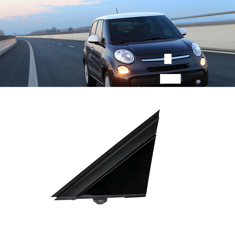 Gloss Black Left Side Door Mirror Flag Cover 1SH17KX7AA For FIAT 500 2012-2017