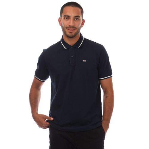 Tommy Jeans Mens Tipped Regular Polo Shirt