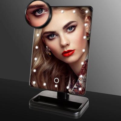 Круглое увеличивающее зеркало на присосках, для ванной комнаты. Размер 8,8 см