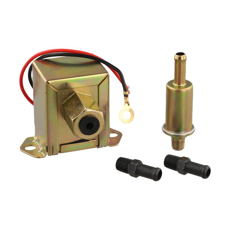 12-вольтный inline топливный насос, электрический, 2-54 PSI, низкого давления, для дизельных и бензиновых автомобилей, с медным сердечником и компонентами в железном корпусе