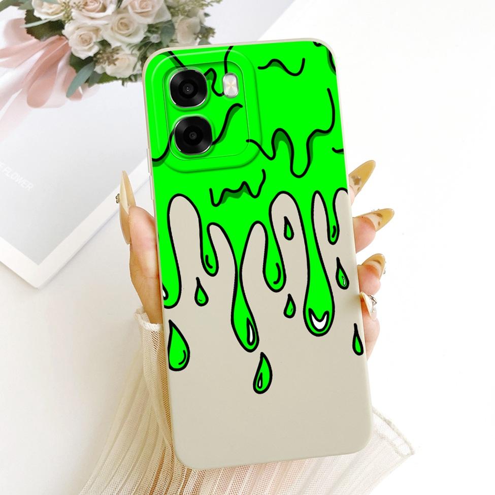 Чехол для телефона Oppo A6x 4G CPH2819 5G CPH2783 Чехол для Oppo A6x Милый Кавайный Роскошный Модный Цветы Крутой Расписной Силиконовый Корпус