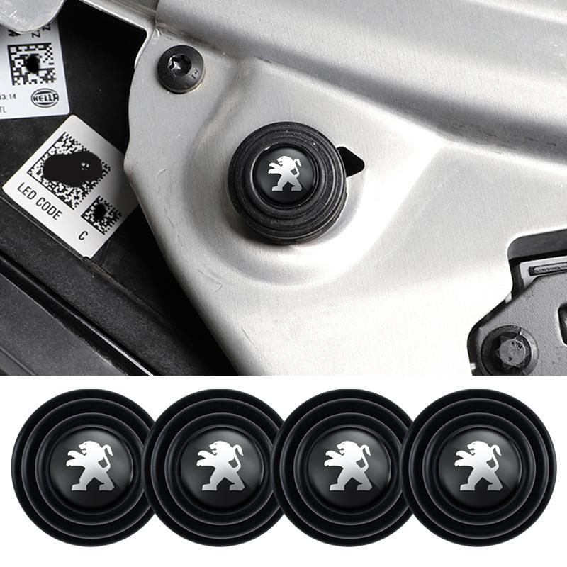 Car Trunk Sound Insulation Pad Door Shock Absorbing Gasket For Peugeot 208 3008 308 2008 207 107 508 607 106 406 407 307 206 301