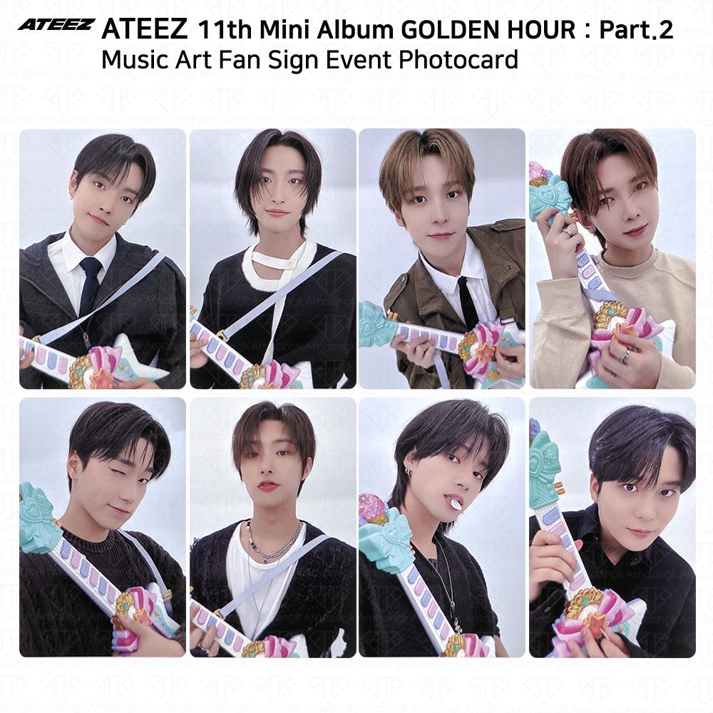 ATEEZ Golden Hour Part.2 Music Art Fan Sign Event Photocard