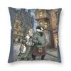 An Evening Stroll In Edinburgh Square Pillowcase Polyester Linen Velvet Pattern Decor Throw Pillow Case Home Cushion Cover