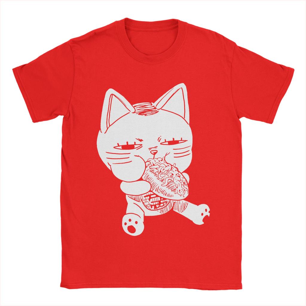 Мужская футболка с принтом Dandadan Turbo Cat Glizzy, с круглым вырезом, с коротким рукавом, 100% хлопок, летний топ
