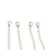 Replacement Long Bag Parts Women Purse Handle Beaded Tote Chain Pearl Bag Chain Pearl Bag Strap