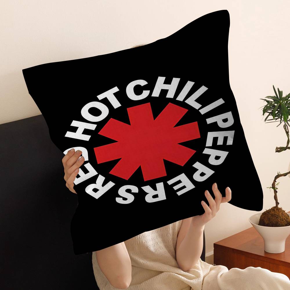 Популярная рок-группа Red Hot Chili Peppers Музыкальный альбом Обложка Подушка Чехол для подушки Дизайн Чехол для подушки Декор Праздничный Декораци