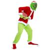 Christmas Costume Green Hair Monster In Disguise Thief Monster Jay Grinch Costume, Neutral Santa Claus Costume