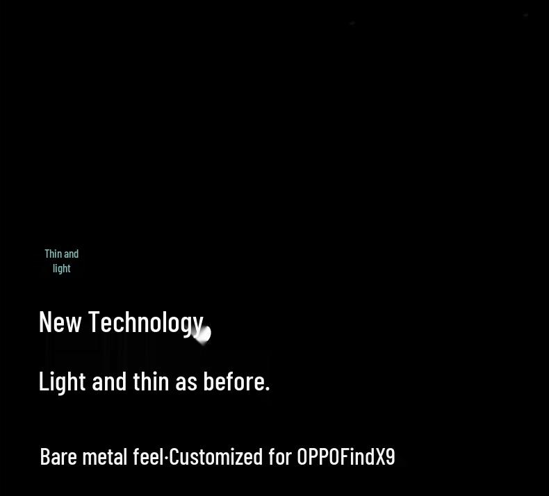 XunDi Тонкий противоударный защитный чехол для OPPO Find X9