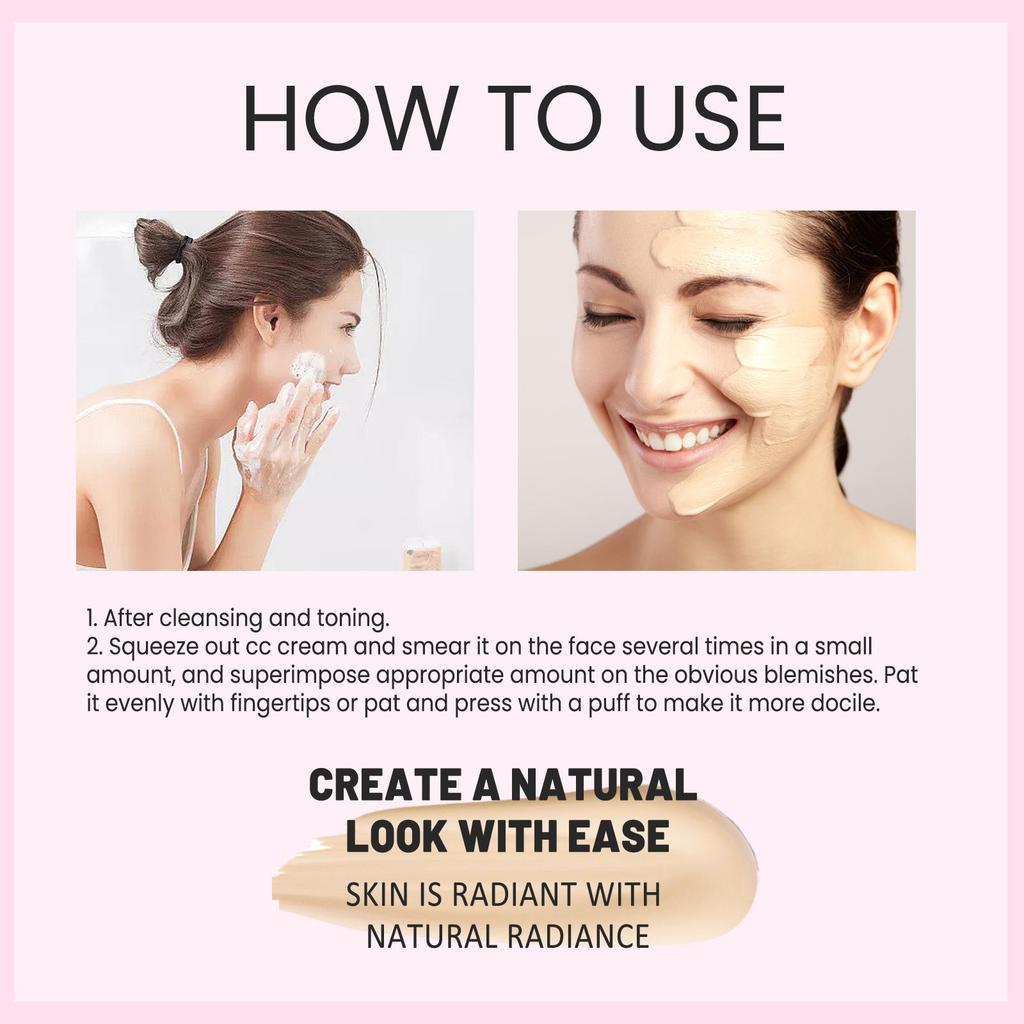 EELHOE Face Repair cc Cream Natural Coverage Увлажняющий Восстанавливающий Осветляющий Кожа