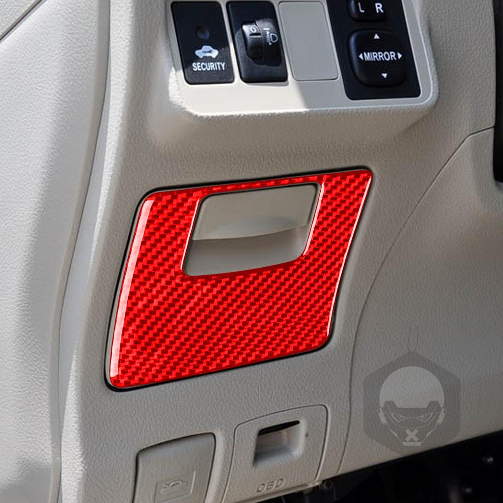 Для Toyota Corolla 2007 2008 2009 2010 2011 2012 2013 аксессуары из углеродного волокна внутренняя основная крышка для хранения вождения накладка наклейка