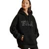 Fila Худи с надписями унисекс Черные F11U339203F-BK