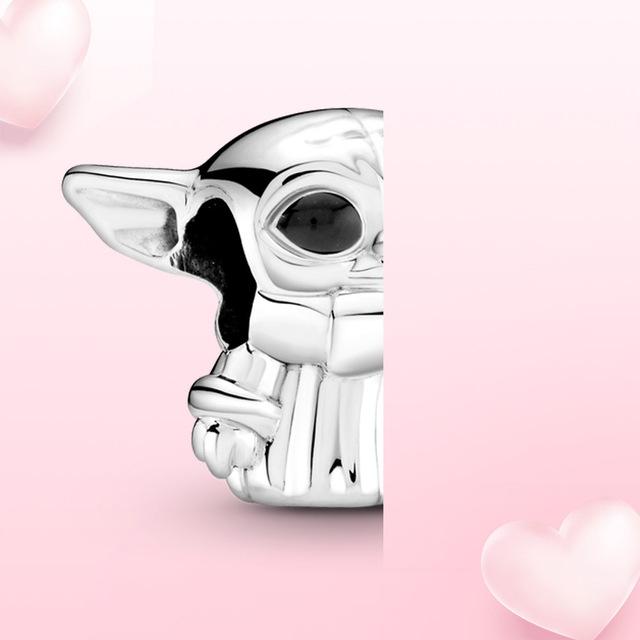 100% стерлингового серебра 925 пробы, подвеска «Тысячелетний сокол», подвеска, подходит для оригинальных модных ювелирных изделий, женский браслет, подарок «сделай сам»