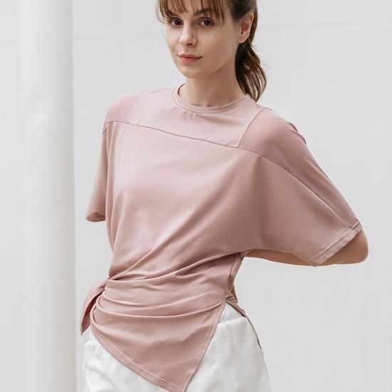 Mesh Yoga Loose Fit Short Sleeve Long Tee (5 Colors)