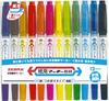 ZEBRA Ручка для Makiki Extra Fine 12 на водной основе для бумаги, наконечник, цвета, WYTS5-12C