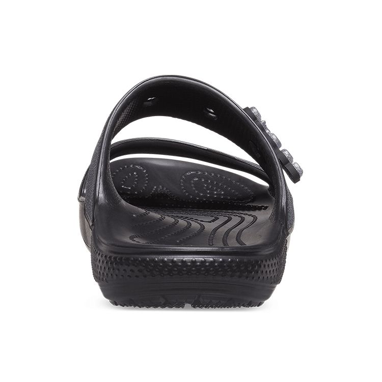 Crocs Classic Glitter II Sandal Black Unisex Sneakers 207769-001
