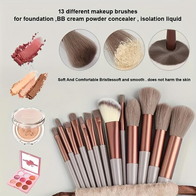 13 Pcs Soft Makeup Brush, for Foundation Blending, Eye Shadow Application, Kabuki Blending Beauty Tools