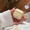 Ins Япония и Южная Корея минималистичный фиолетовый в горошек для защитного чехла наушников AirPods 1 /pro1 два или три поколения новая женщина