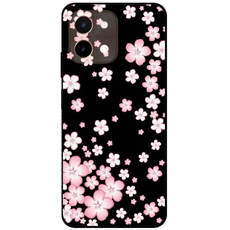 Чехол для Vivo Y28 4G 6.68'' Черный ТПУ Силикон Мультяшная Защитная Крышка для VivoY28 Y 28 4G Ударопрочный Capa Волк Животные Мягкий Чехол