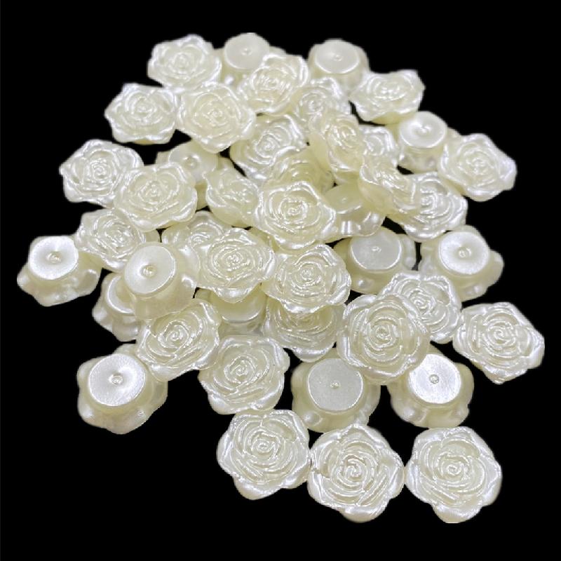 Для изготовления ювелирных изделий, поиска подвесок, бусины, подвески, сделай сам, 5-50 шт., бежевый цветок, ожерелье, браслет, аксессуары