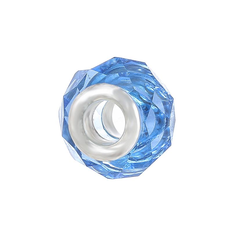 2 шт./лот, модный синий муранский кристалл, подвеска, подходит для подвесок серебряного цвета, женский браслет из бисера «сделай сам», для мужчин, изготовление ювелирных изделий