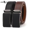 PULO Two-layer Cowhide Double-thread Top-layer Cowhide Alloy Automatic Buckle High-end Belt