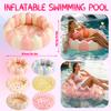 Надувной бассейн | Детский бассейн, Надувной центр водных развлечений, Подходит для отдыха в помещении и на открытом воздухе на заднем дворе.