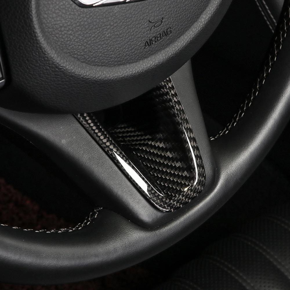 For Genesis G70 2019-2025 Carbon Fiber Car Gear Shift Cover Center Console Decals Water Cup Frame Window Button Cover LHD