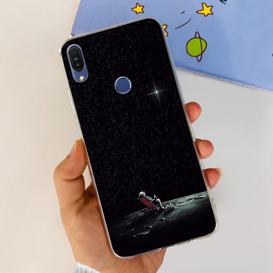 Чехол 5.99" для Asus Zenfone Max Pro (М1) ZB601KL ZB602K Чехол X00TDB Модный узор Прозрачный Мягкий Силикон Fundas Задняя крышка телефона
