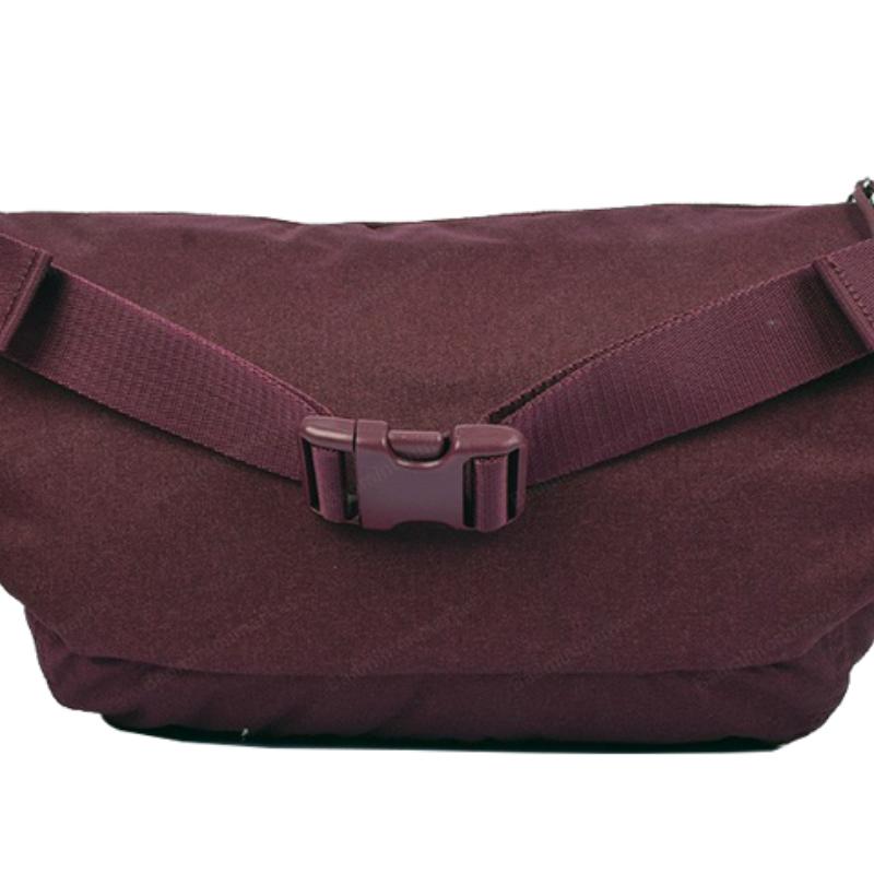 Nike Polyester Crossbody Bag, Fanny Pack Small Size Unisex Burgundy Casual BA5751-681
