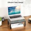 Metal Desktop Stand Riser Storage Drawer Laptop Dissipation Stand  Home Office
