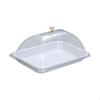 Cake Stand Cover Clear Easy To Clean Elegant Household Serving Dish Lid Food Display for