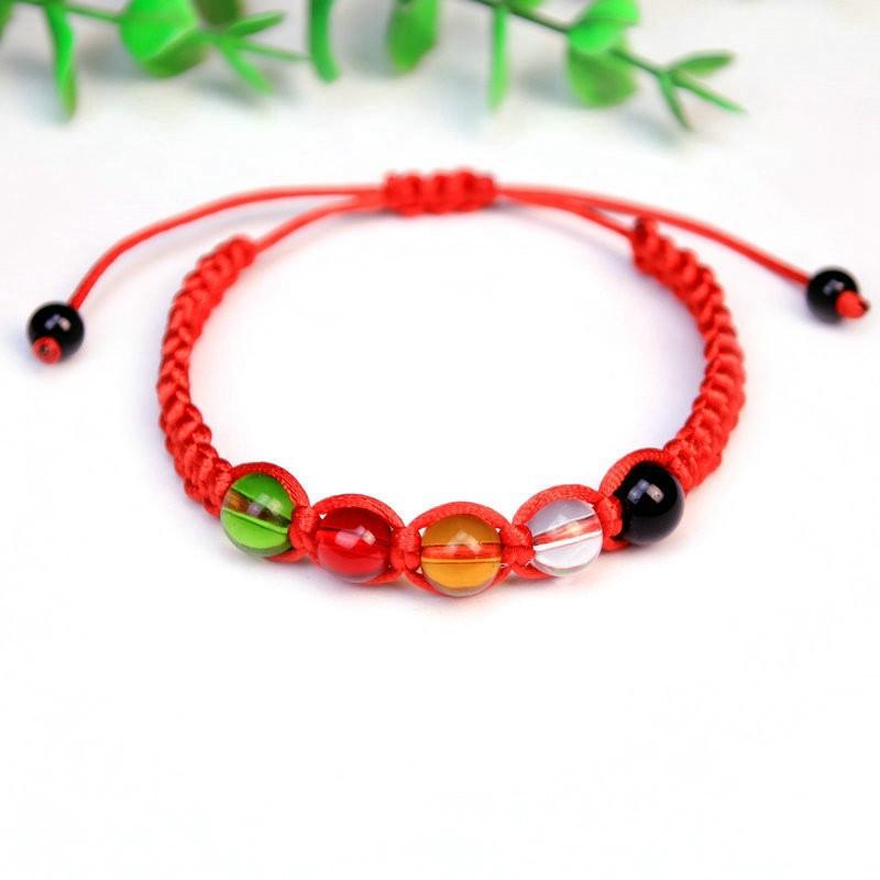Браслет «Пять элементов природы» по фэн-шуй, регулируемый на удачу и богатство