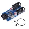 9-контактный USB-разъем, Male 1-to-2 Female, Карта-разветвитель, Кабель-разветвитель USB 2.0, Разъем для материнской платы, Порт-адаптер