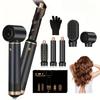 5in 1 Hair Styler, Ionic Hair Dryer & Blow Dryer Brush, Hot Air Styler Without Heat Damage, Hair Dryer Brush & Auto Hair Wrap Curler Fast Drying