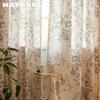 1 шт. NAPEARL Французские Ретро Нежные Печатные Шторы с Бахромой Полупрозрачные Шторы для Спальни Гостиной Окна Домашний Декор