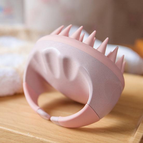Scalp Massager Shampoo Brush with Soft Bristles Ergonomic Handle Portable Travel Hair Growth Dandruff Removal Scalp Exfoliator Scrubber Cleaning Brush