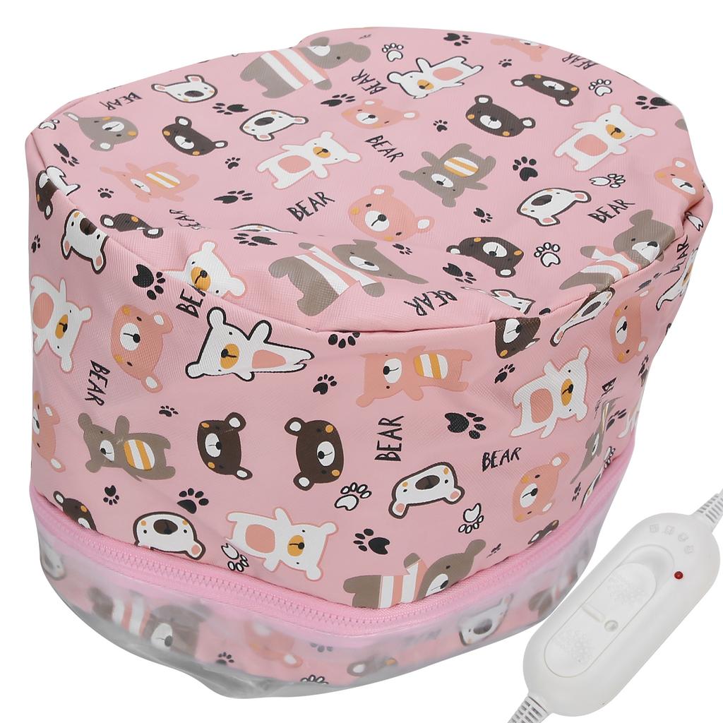 Паровая шапочка для волос с электроподогревом, термообработка, 3-ступенчатый контроль температуры