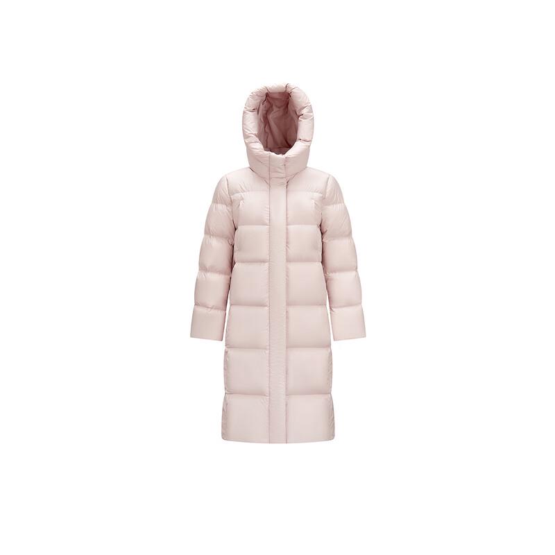 Semir Chen Duling Коллекция 90% Пух Утки Длинная Зимняя Куртка с Капюшоном
