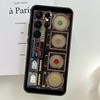 Ретро Черный Чехол-Бумбокс Для Samsung Galaxy S26 Ultra S25 S24 S23 S22 S21 S10 Plus S20 FE S25 Ultra Чехол для Телефона