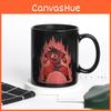 Son Ball Dragon Goku Heat Color Changing Ceramic Mug Cartoon Print Cup Gift