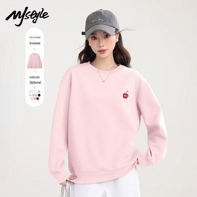 Женская свободная толстовка MJ STYLE с круглым вырезом
