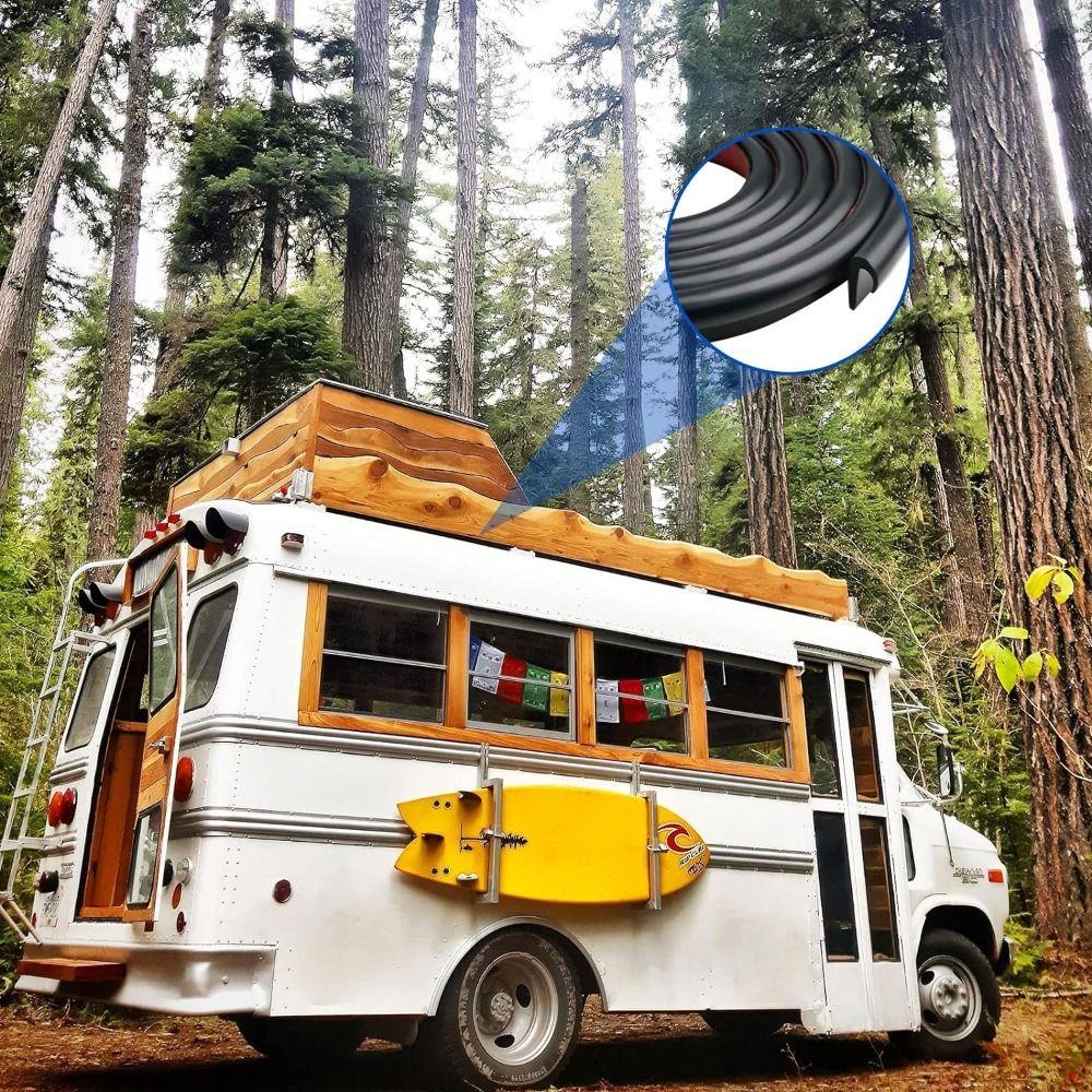 Силиконовая резина RV водосточный желоб 1/5/6 м уплотнитель погоды сверхмощный капельник крыша автомобиль грузовик лодка