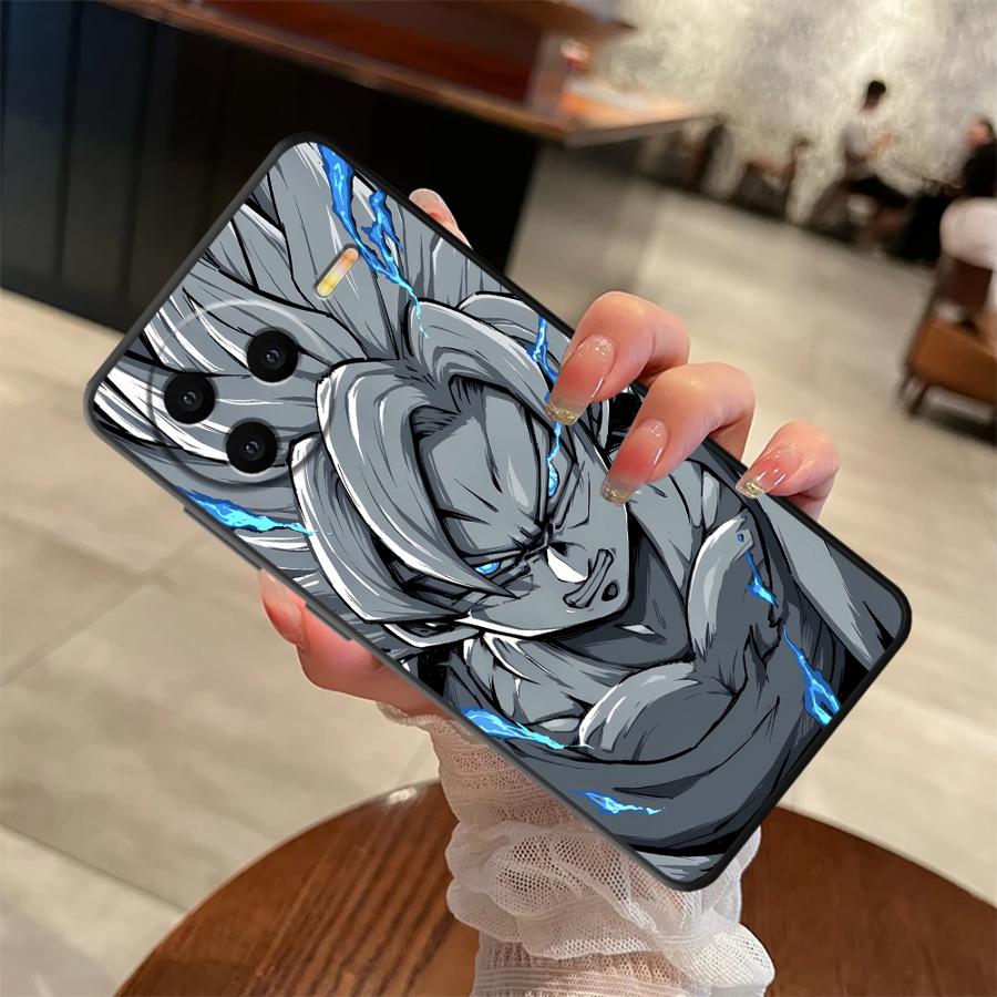 Чехол для телефона Xiaomi Redmi A1 A2 Plus A4 K40 K80 Pro 9 12C 10 A5 13C A3 14C с рисунком из аниме D-Dragon Ball Сон Гоку, Черный Мягкий
