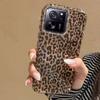 Корейский чехол для телефона янтарно-золотого цвета с леопардовым принтом для Xiaomi 13T 14T 11 Lite NE Poco X5 M6 Pro X6 X7 X3 Pro NFC C65 C61 M5S Женская накладка