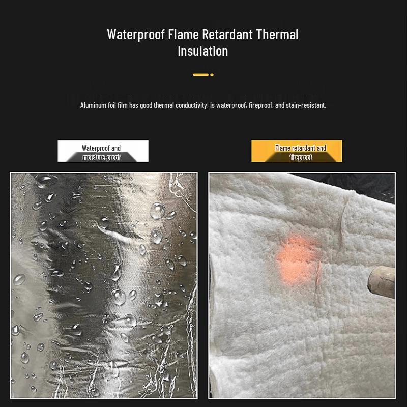Poly-Ang Aluminum Foil Faced Aluminum Silicate Insulation Cotton