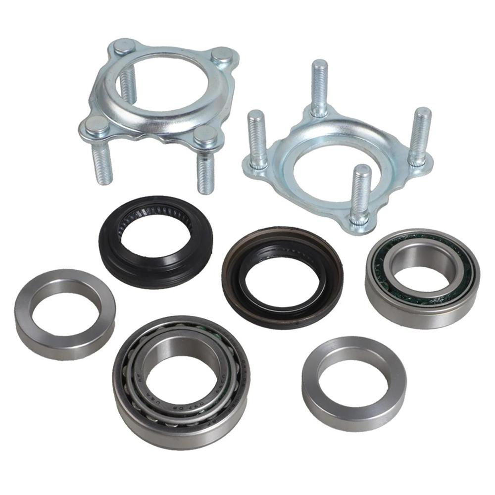 2 Set Rear Axle Bearing Seal & Retainer Kit For 2007-2018 Jeep JK Wrangler L & R
