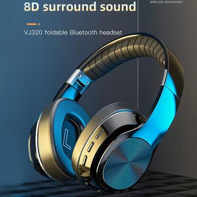 Беспроводные наушники 8D Hi-Fi, стереогарнитура, мягкие кожаные наушники, встроенный микрофон для ПК/сотовых телефонов/ТВ