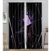 Technology Particle Vortex Light Filtering Line Blackout Window Panel Curtain Living Room Room Bedroom Bathroom Kicthen Door Cupboard Decor Hooks